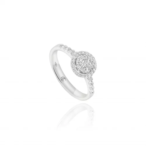 Anello Pavè con Diamanti