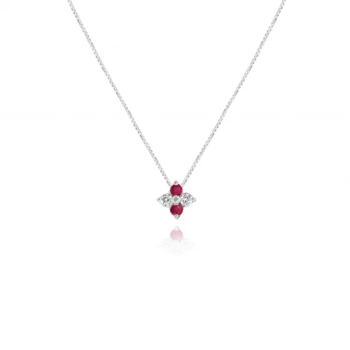 Pendente con Rubini e Diamanti