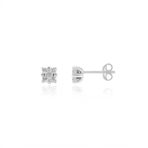 Orecchini Punto Luce Pavè con Diamanti