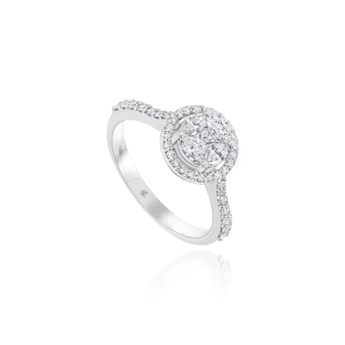 Anello Pavè con Diamanti