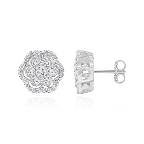 Orecchini Pavè con Diamanti