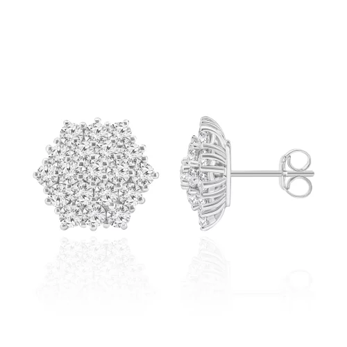 Orecchini Pavè con Diamanti