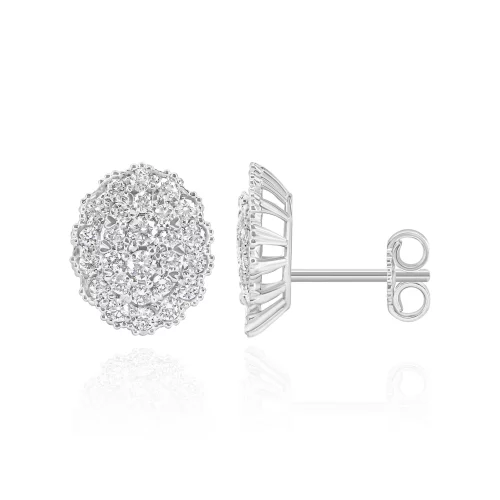 Orecchini Pavè con Diamanti