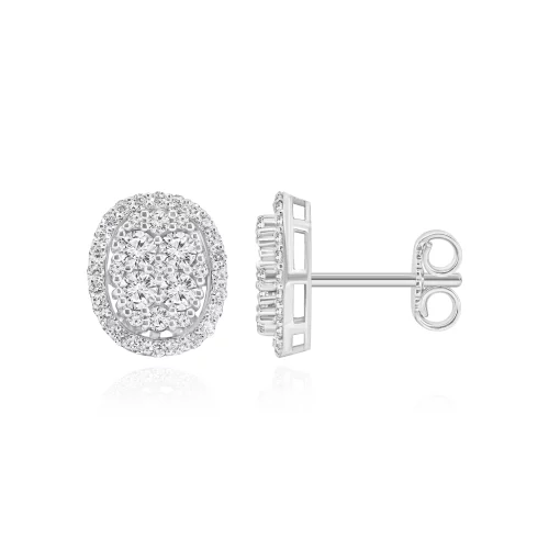 Orecchini Pavè con Diamanti