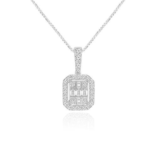 Pendente Pavé con Diamanti