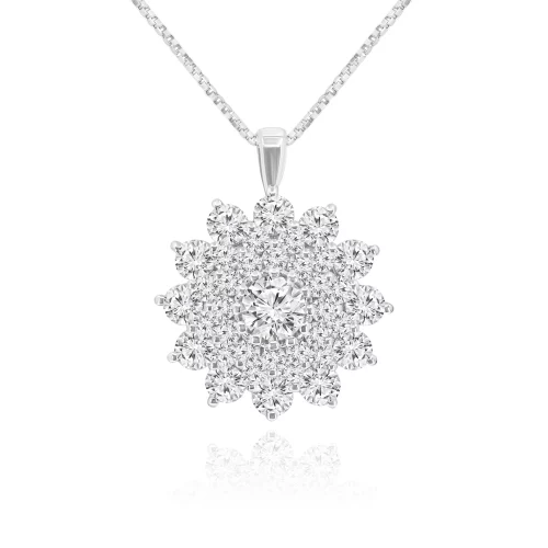 Pendente Pavé con Diamanti