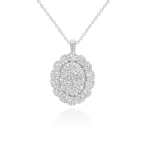 Pendente Pavé con Diamanti