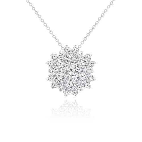 Pendente Pavé con Diamanti