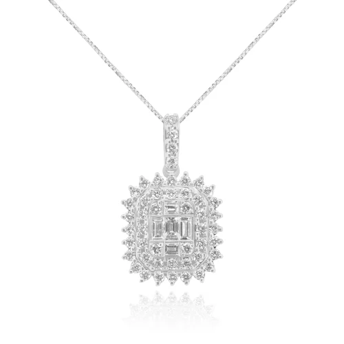 Pendente Pavé con Diamanti