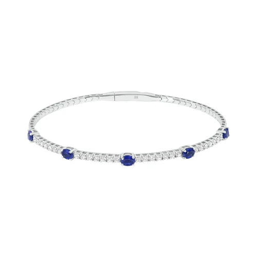 Bracciale con Zaffiri e Diamanti