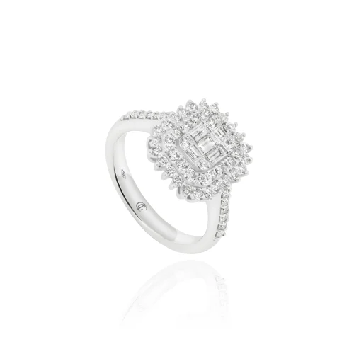 Anello Pavè con Diamanti