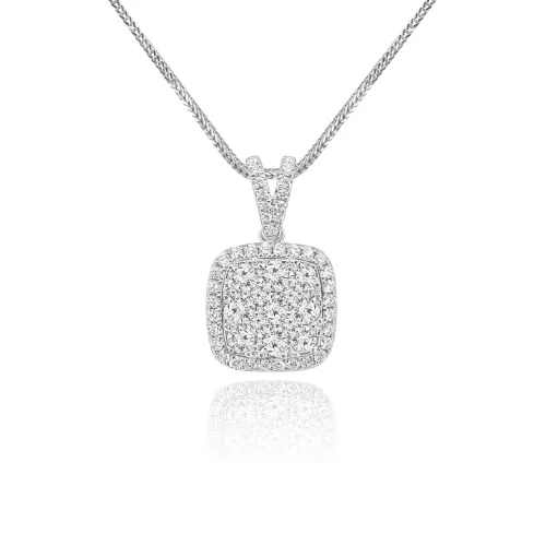 Pendente Pavé con Diamanti